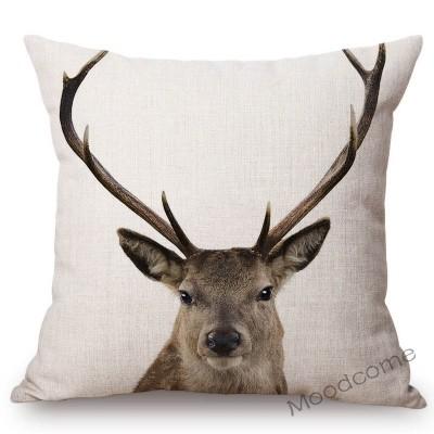 Cute Baby Setting Nursery Art Baby Woodland Animals Bunny Zebra Duck Home Decor Sofa Throw Pillow Case Cushion Cover For Kids