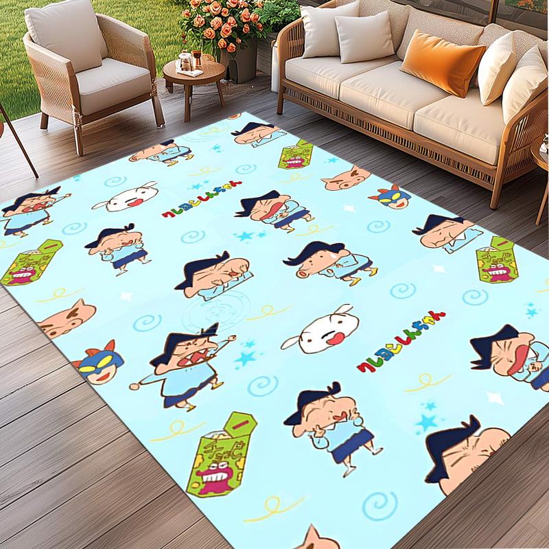 Cartoon comics Print Rug, Washable Floor Carpet, For Entryway Dorm Laundry Room Office Study, Home Decor Birthday Christmas Gift