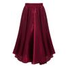 Kids Girls Stylish Dance Clothing Elastic Waistband Large Swing Loose Half-length Skirt
