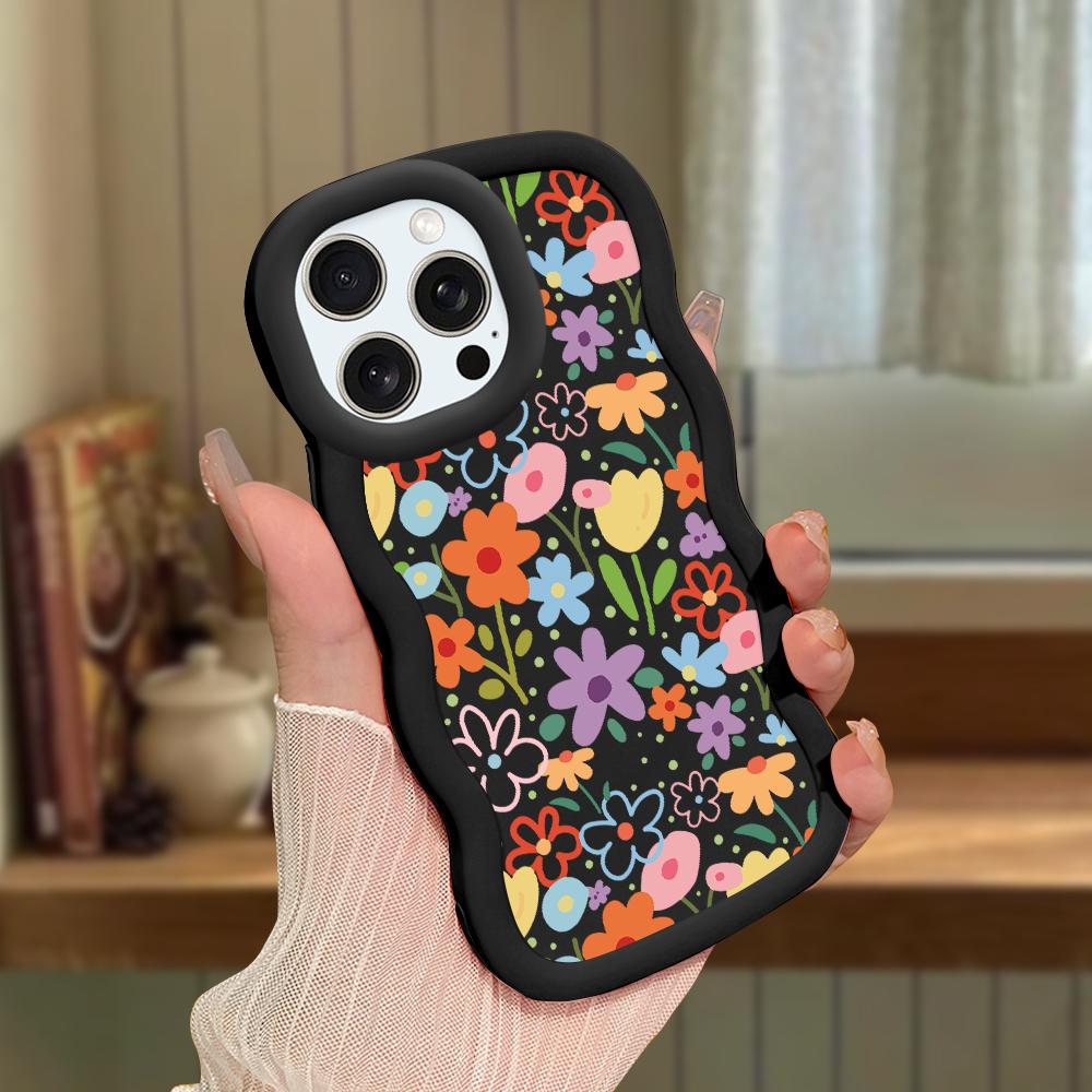 Чехол для телефона Macaron из мягкого силиконового материала с большой волной и кромкой, противоударный защитный резиновый чехол для iPhone Samsung Huawei Honor Xiaomi Redmi OnePlus Moto
