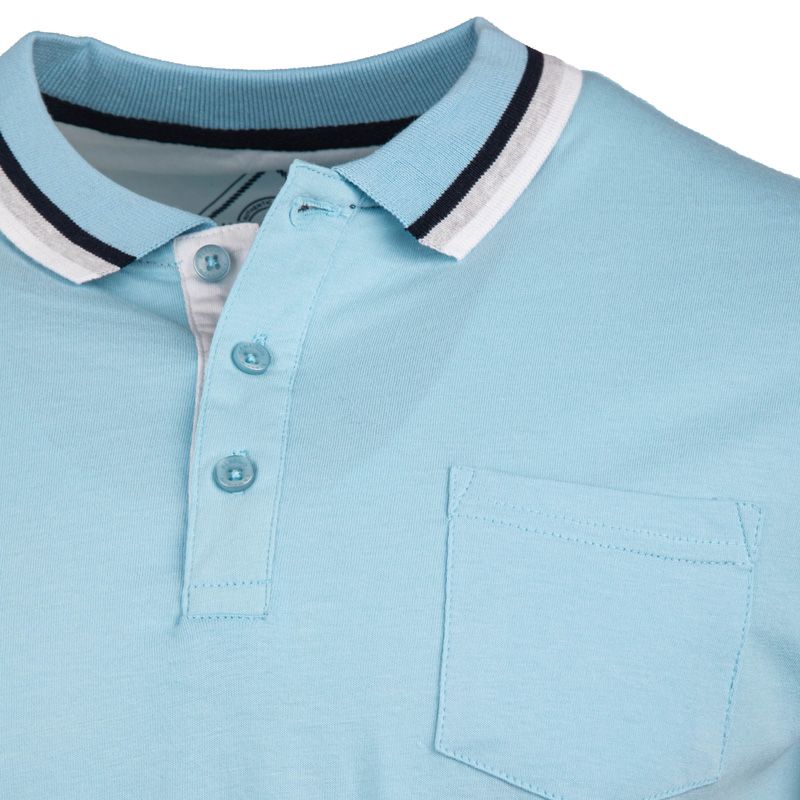 Рубашка-поло из однотонного джерси 100 % хлопок assor 24 prague Мужчина BLAGGIO