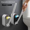 Wall-Mounted Disposable Toilet Brush Set for Comprehensive Cleaning