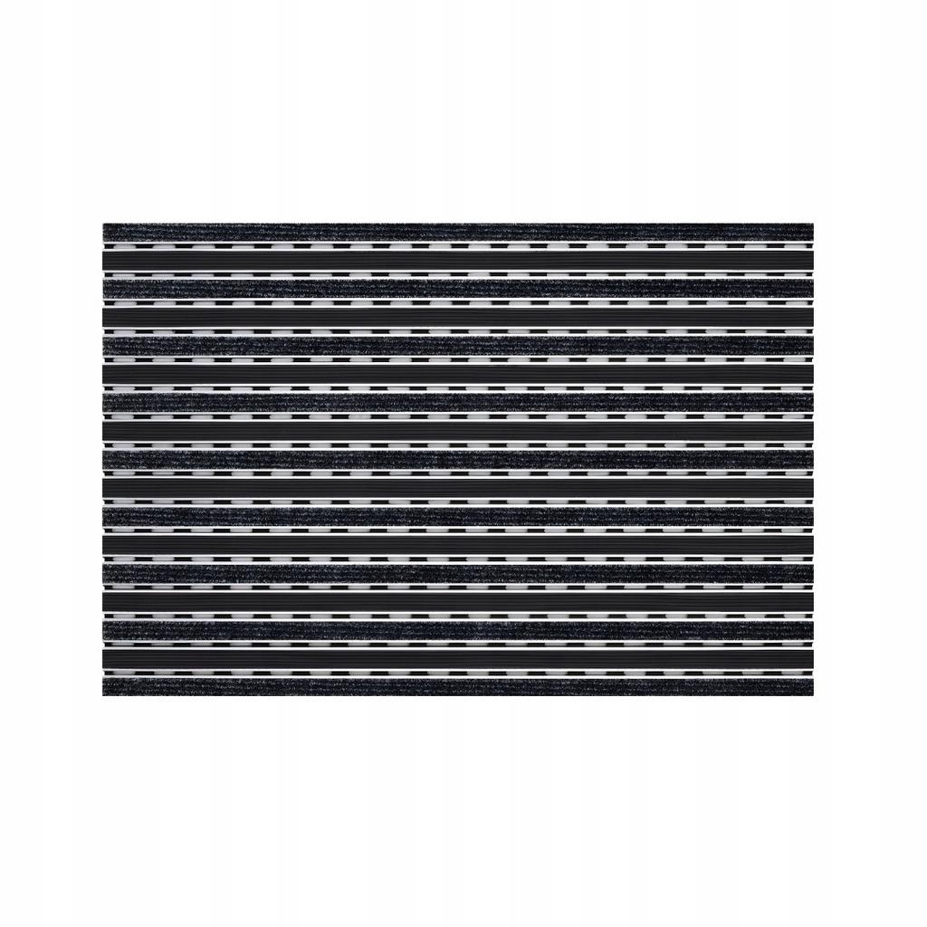 Polentex Aluminum Doormat Rubber + Grosgrain: 100X60, 12Mm With Frame