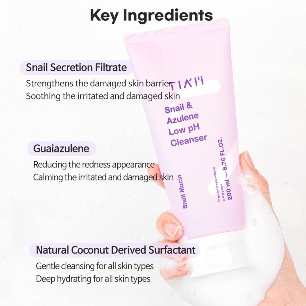 TIAM Snail&Azulene Low PH Cleanser 200ml