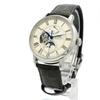 Б/у Orient Star Power Reserve Механические Лунные Фазы F7X6-UAC0 Часы Автоматические Кожаный Серебряный Мужские