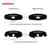 Flannel Car Anti Slip Mat Dashboard Mat Pad Dashmat Carpet Cover for Mini Cooper Countryman R55 R56 R60 Accessories