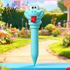 Gel Pen Retractable Ballpoint Snake Smooth Writing Fade-Resistant Waterproof Ink for Journaling Notes Fun School Supply Study