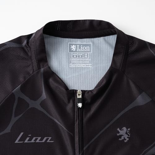 Kapelmuur Cycling Short Sleeve Jersey, Competition Short Sleeve Jersey, Black, Size S