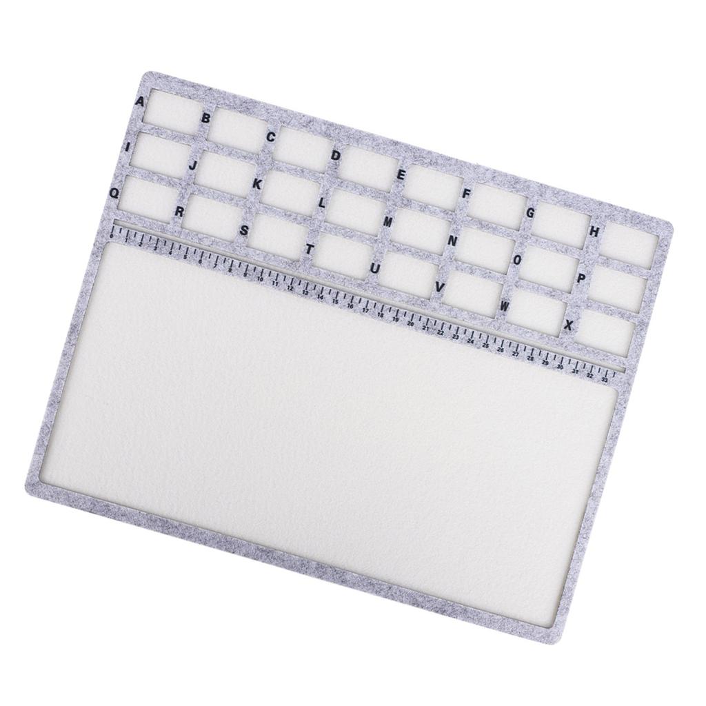 Многофункциональная доска-органайзер для бисера для DIY рукоделия и профессиональных дизайнерских проектов Нескользящий фетровый коврик для бисероплетения