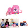 Canvas Kids Cartoon Shoulder Bag With Lightweight Design For School And Travel