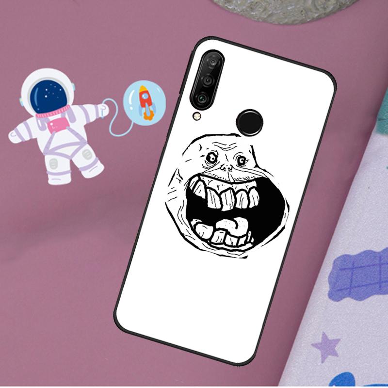 Мем Troll Face для Huawei Nova 5T 9 10 SE 7i 8i 11i 12i Y60 Y61 Y70 Y72 Y73 Y90 Y91 P20 P40 P30 Lite Чехол