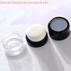 Cosmetic Case, Blusher, Jar Container Portable Loose Powder Box with Mirror, Travel Powder Case with Mushroom Sponge Puff