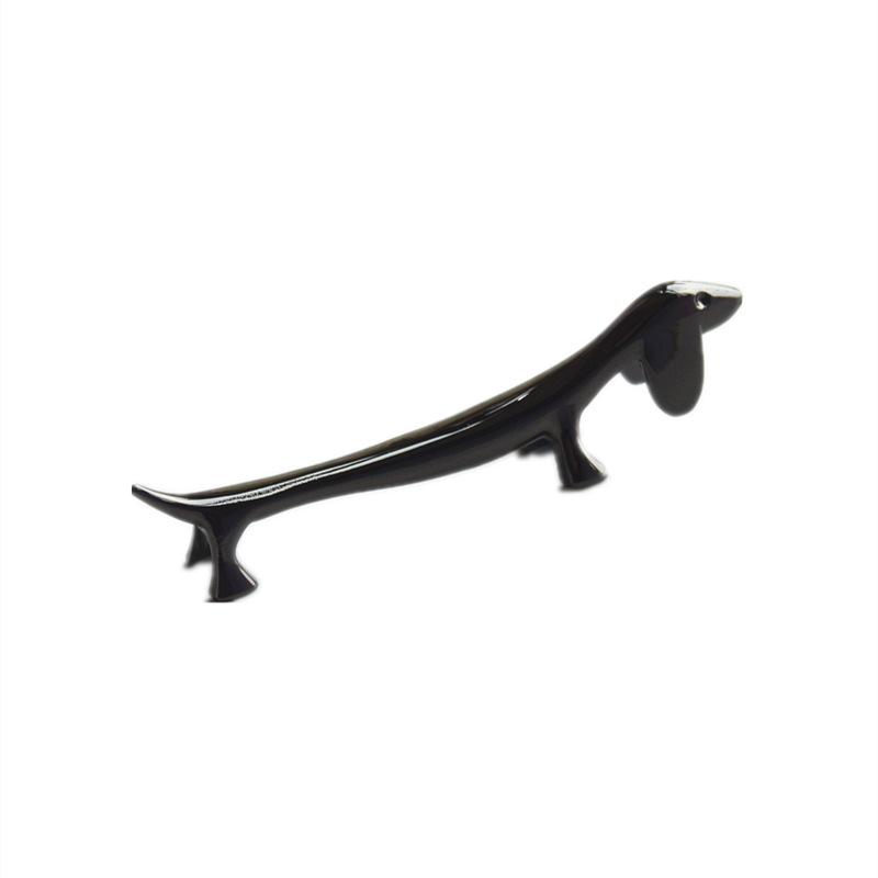 Metal Chopstick Rest Shaped Like Dog Tableware Holder Durable Lightweight Kitchen Accessory for Chopsticks and Utensils