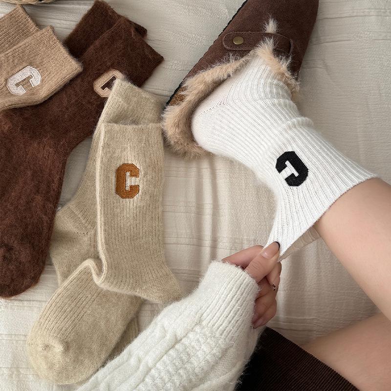 Женские толстые шерстяные носки Maillard - Теплые, морозостойкие, мягкие до середины икры для осени/зимы