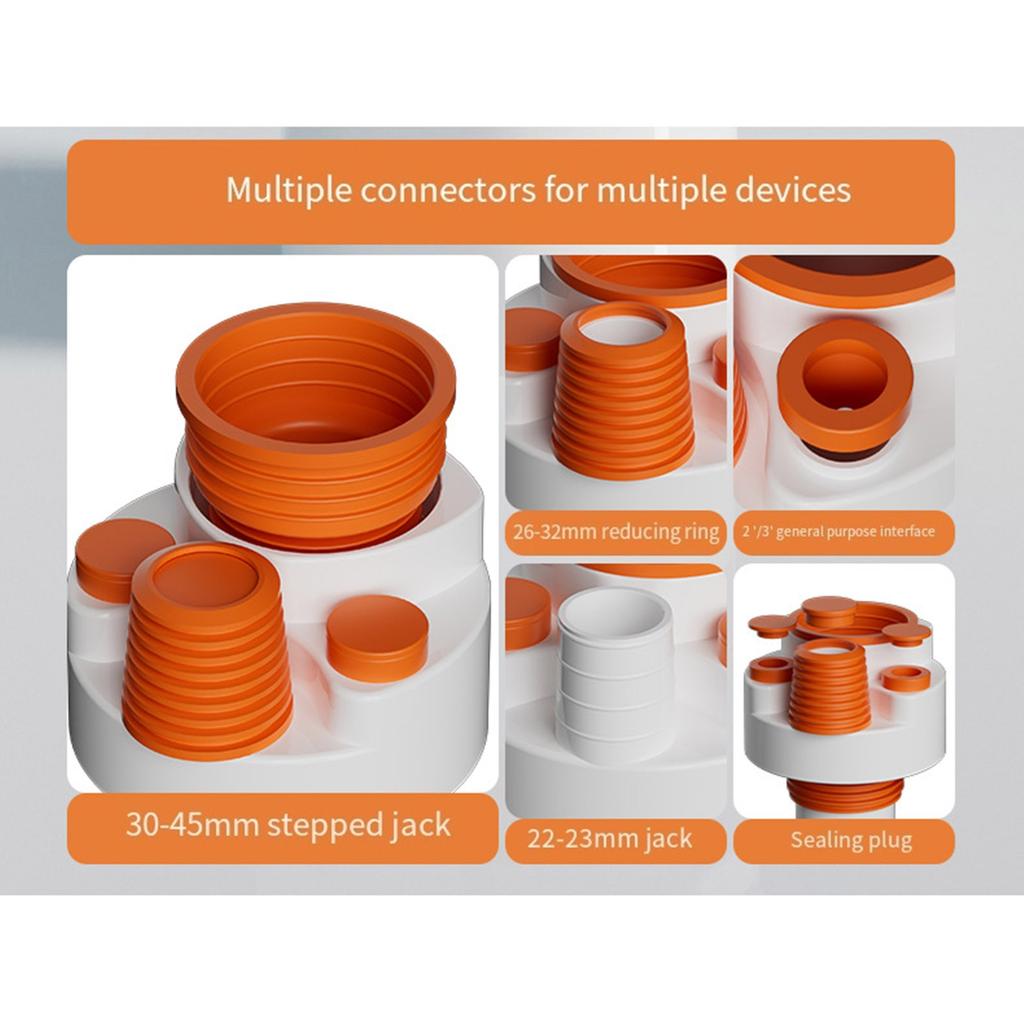 Сливной тройник для стиральной машины, кухонная труба, соединитель для сливной трубы, канализационный тройник, аксессуары для ванной комнаты