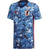 Adidas Футболка Japan Home Jersey Tie-Dye с V-образным вырезом, удобная и универсальная, мужская, синяя ED7350
