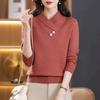 Women's Autumn/Winter Thickened Elegant Slimming Sweater Ladies Inner Layering Undershirt