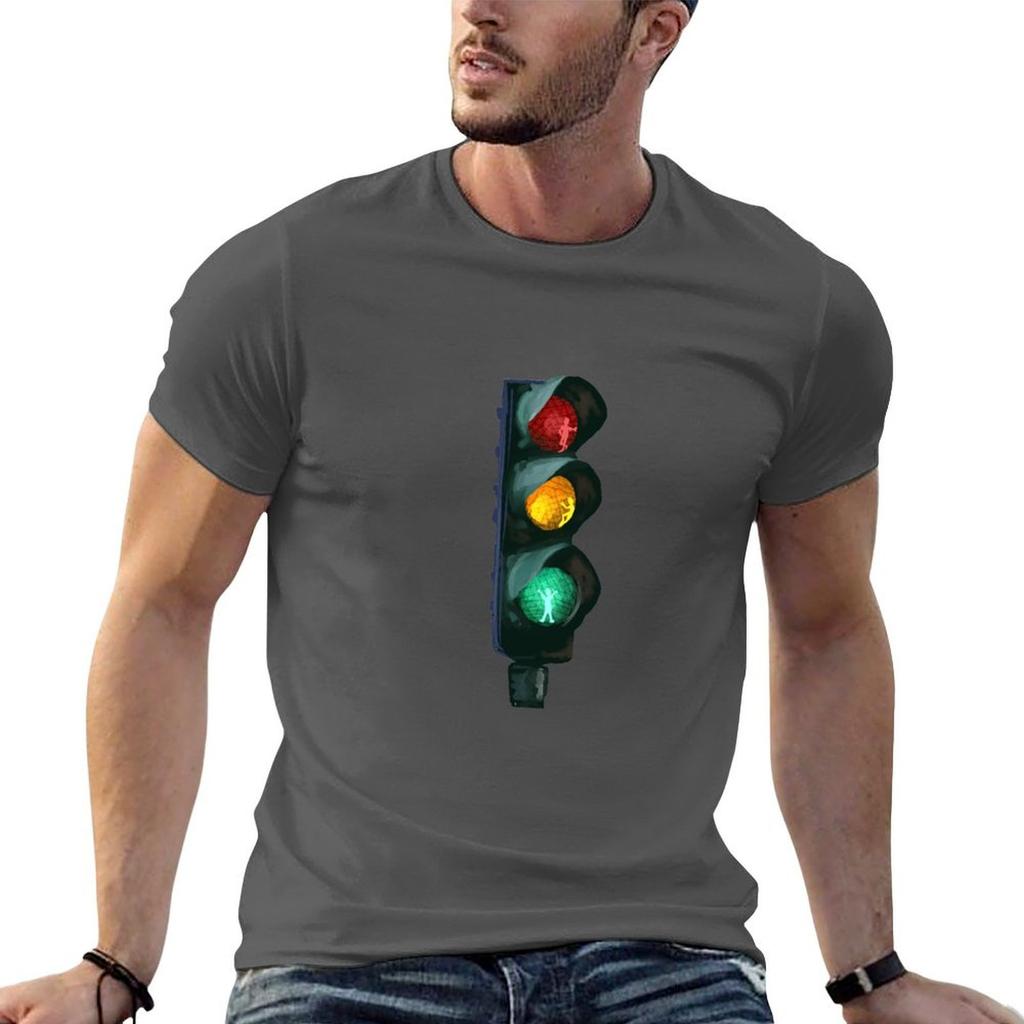 Traffic Lights Red Yellow Green Tshirt Anime T Shirts For Unisex Funny T Shirts Cotton Cotton T Shirt Unisex Tshirt