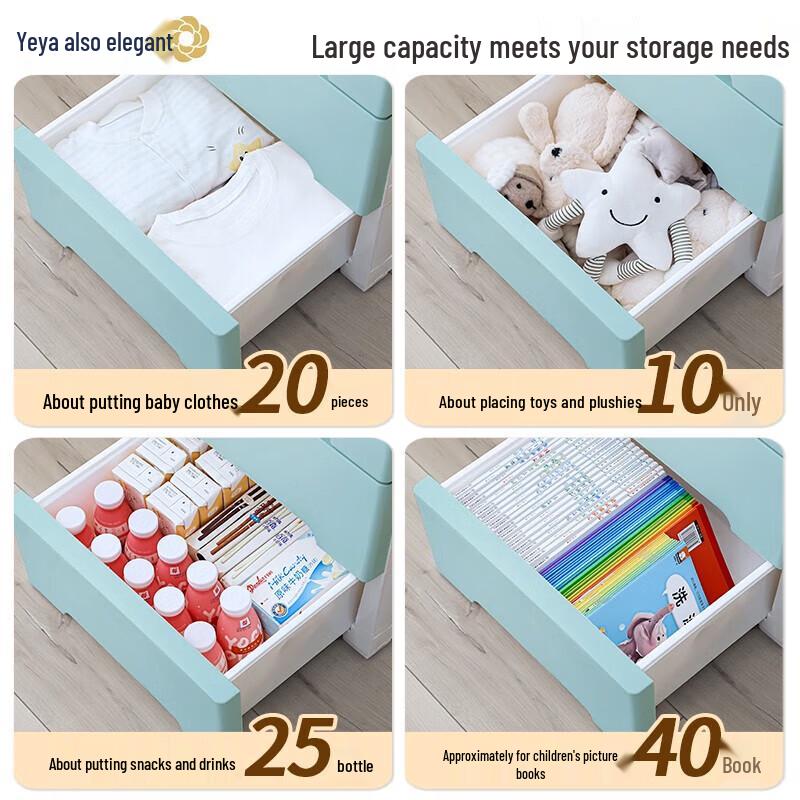Yeya Whimsical Drawer Storage Cabinet