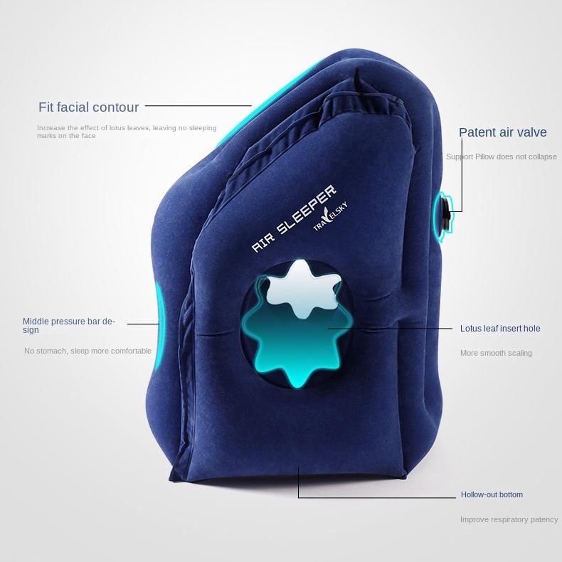 Автомобильная надувная воздушная подушка для подголовника, подушка для поддержки подбородка, подушки для самолета, автомобиля, офиса, отдыха, шеи, сна
