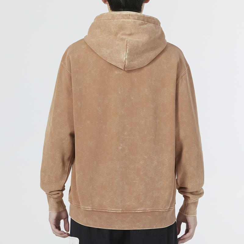 Jordan Повседневный свободный пуловер с капюшоном и принтом логотипа Tie-Dye, мужские топы, минерально-глиняно-желтый DR3088-215