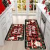 Викама Ковер Деда Мороза Кухонный Коврик Ковер Для Гостиной Большие Ковры Прикроватные Коврики Водонепроницаемый Напольный Ковер Рождественский Декор