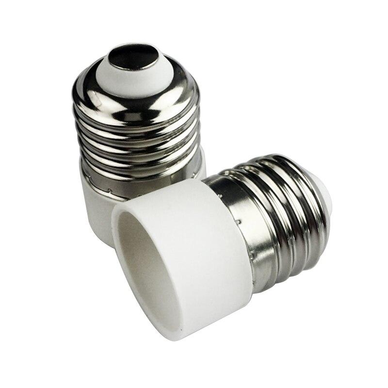 1 шт. E27 Патрон для лампы с цоколем E14 Переходник Конвертер Розетка AC 85В -265В для светодиодной лампы