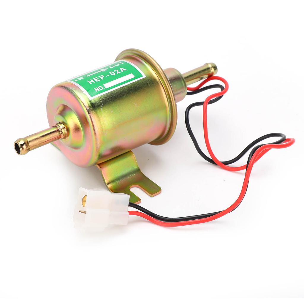 Electric Fuel Pump Universal HEP‑02A Copper Clad Aluminum 0.3in Pipe Connection 1.2a 12v