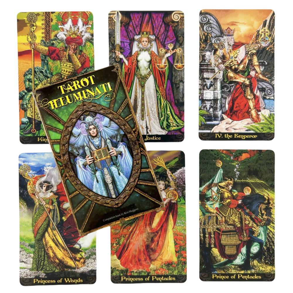 Карты Таро Иллюминатов Игра Судьба Видения Гадания Centennial Wisdom Edition Oracke Игральная Доска Колода