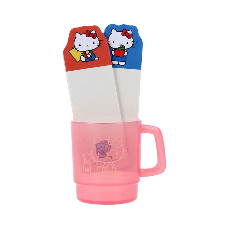 Блок липких заметок Sanrio Hello Kitty в стакане (красный) Новые персонажи Sanrio из Японии