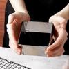 Форма для выпечки квадратная из нержавеющей стали, форма для десерта, кольцо для муссового торта, кондитерская