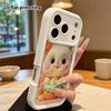 Phone Case: 2D flat, suitable for iPhone 18 17 16 15 14 13 Pro protective case, white long-ear rabbit, perfect Christmas and Halloween holiday gift