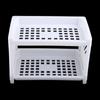 Double Layer Hollow Shelf Plastic Cosmetics Desktop Finishing Bathroom Accessories Organizer Storage Rack 2 Tier Shelf