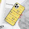 JS41 Cut SpongeBob Black Soft Case for Xiaomi Poco X6 X4 M5 M6 F5 F6 C65 C55 C50 C51 C40 Pro Redmi 14C A3X 13C 12C 11T 10A 9C Note 7 6 8A Plus