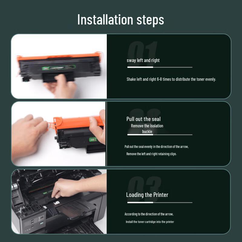 Cai Ge Compatible HP CC388A/88A Black Toner Cartridge