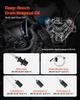 Fluid Extractor, 9.5 L Capacity, Pneumatic/Manual Vacuum Fluid Extractor with 150 cm Long Horse & Three 120 cm Extension Tubes, Oil Change Pump with