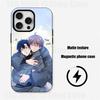 Philia Leo Diati Манхва Матовый Мягкий Для Чехла Телефона Для Iphone 11,12,13,14,15,16,17 Pro Max XS Беспроводная Зарядка Магнитная Крышка