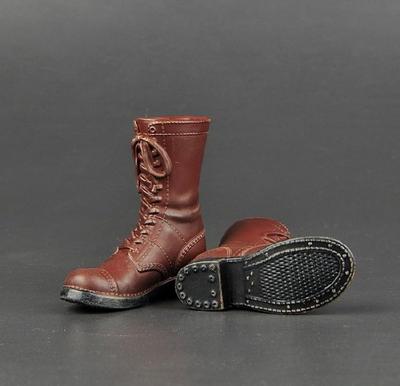 [TOYBARJAPAN] Фигурка масштаба 1/6, совместимая с TBLeague и другими телами ZYTOYS ZY1027 Боевые ботинки M42 в стиле кожи, для мужских тел