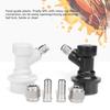 4PCS Threaded Ball Lock Keg Fittings Plastic Connector with Adapter Clamp