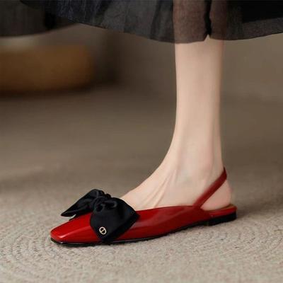 Весенне-летняя обувь. Босоножки больших размеров с квадратным носком, мягкой подошвой и низкой платформой.