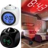 Creative LCD Digital Projection Laser Alarm Clock Display Voice Report Time Temperature Snooze Function Home Decor Table Clock2