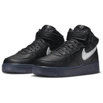 Air Force 1 Mid Premium Черный Металлик Серебристый 2022 DX3061-001 Унисекс