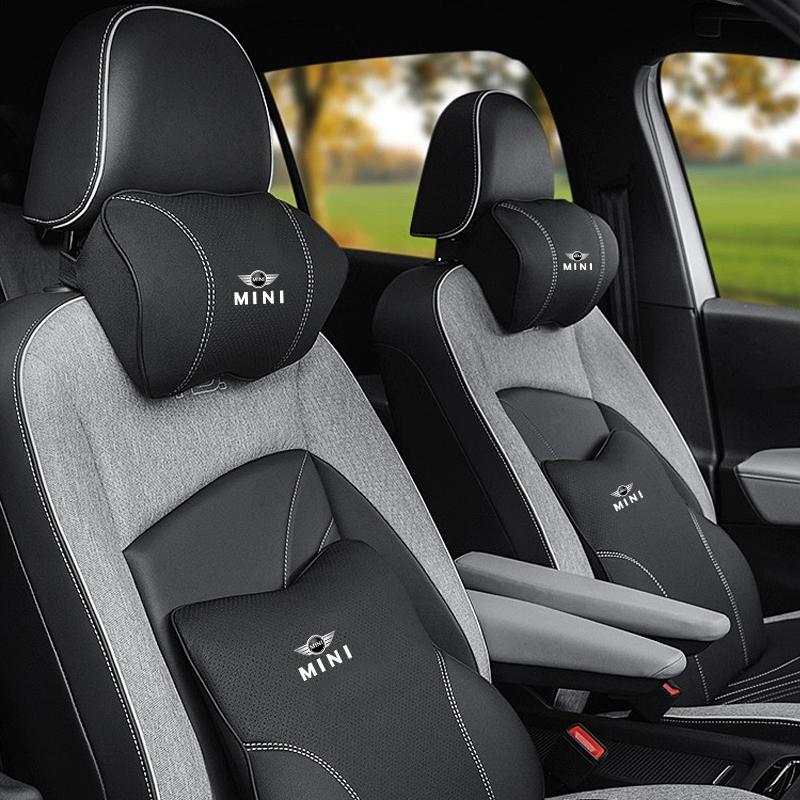 Memory Cotton Car Seat Headrest/Neck Lumbar Protection Cushion For Mini Cooper JCW Works R56 R50 F54 F55 F56 F57 F60 R52 R53 R55