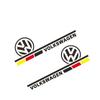 Для VOLKSWAGEN VW 2 шт. Водонепроницаемые светоотражающие наклейки на зеркало заднего вида автомобиля Для Volkswagen Golf 4 5 6 7 8 Passat Tiguan Bett