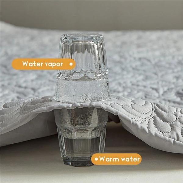 Стеганая водонепроницаемая простыня с эластичными защитными простынями для постельного белья, наматрасник, сплошное цветное постельное белье (Нет наволочки)