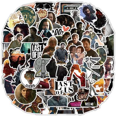 100 шт. Водонепроницаемые виниловые наклейки The Last of Us для автомобилей, телефонов, фортепиано, гитар
