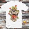 230 Gsm 100% Cotton Frog Star Sugar Skull Magic Mushroom T Shirt Vintage Retro Gift Mens Womens Unisex Cartoon Anime Top Tee B1155