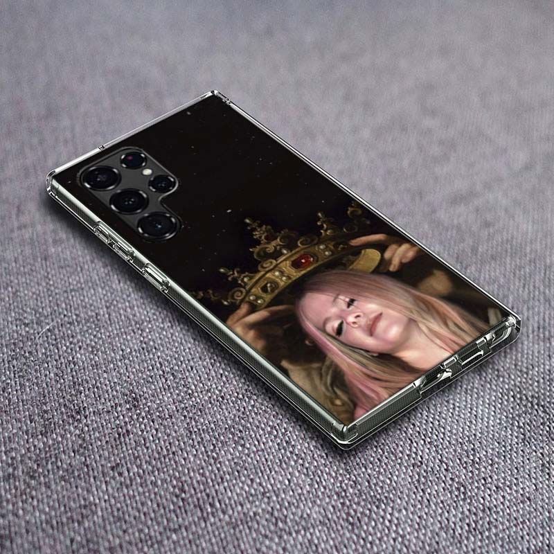 Чехол для телефона с изображением певицы Аврил Лавин для Samsung Galaxy S24 S23 S21 S20 FE S22 S26 Ultra S25 Edge S10 Plus Прозрачный ТПУ Чехол