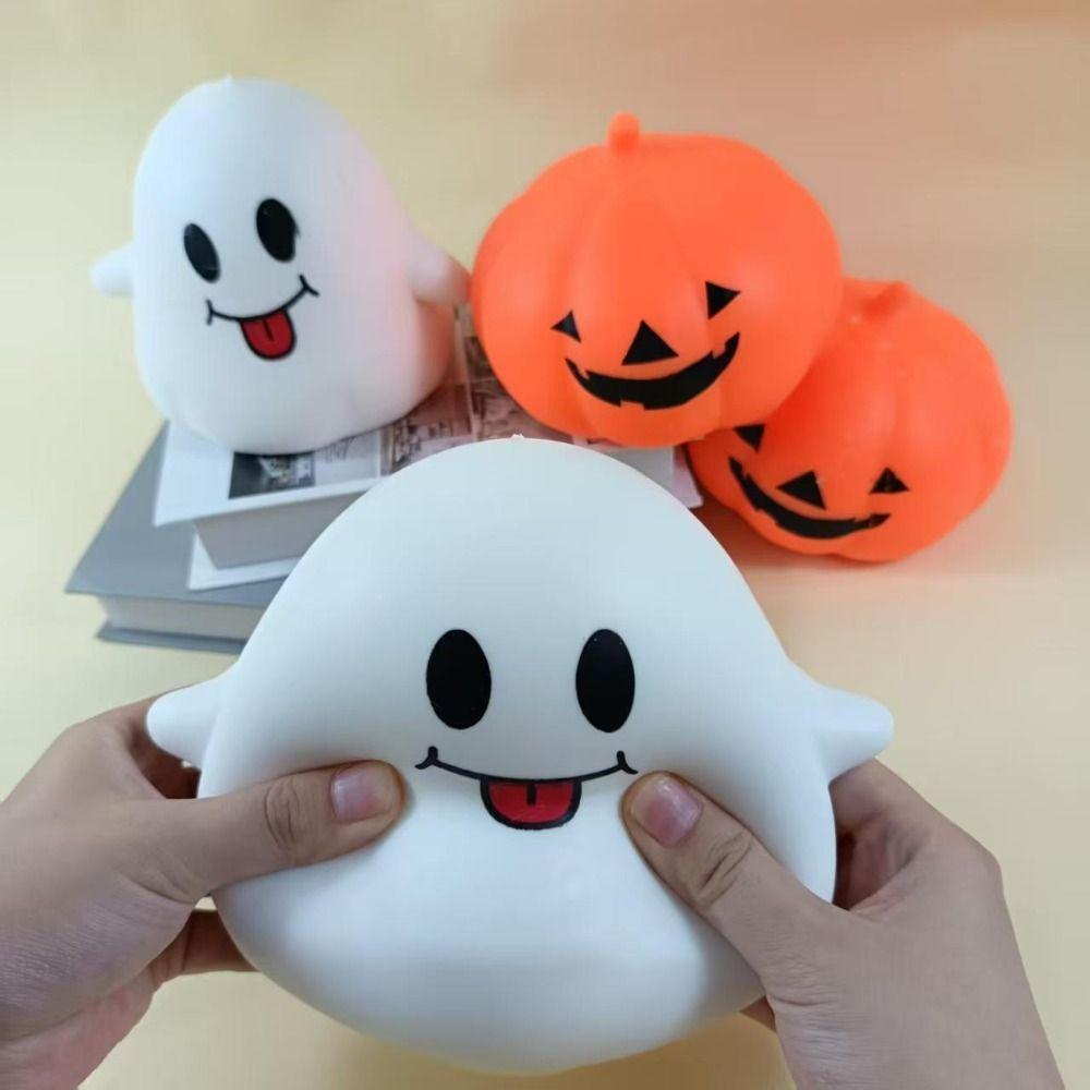 Relax Gift Halloween Pumpkin Squishy Toy Release Hand Slow Rebound Fidget Toy  Kids Toy