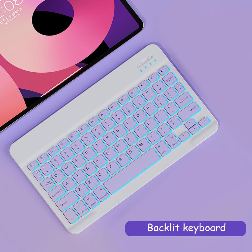 Беспроводная Bluetooth-клавиатура и мышь, русский, французский, португальский, испанский, корейский язык для Android iOS, Windows Phone, планшета, iPad